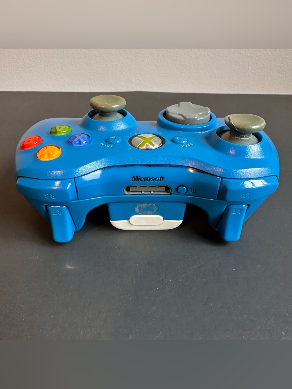 Microsoft Xbox 360 Wireless Controller Blue & Gray Limited Edition/ Tested✅ - Picture 5 of 7